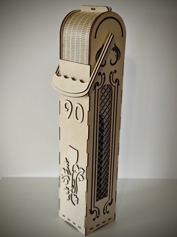 Lesena darilna vrečka trta