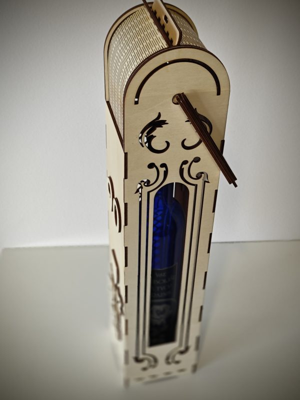 Lesena darilna vrečka trta